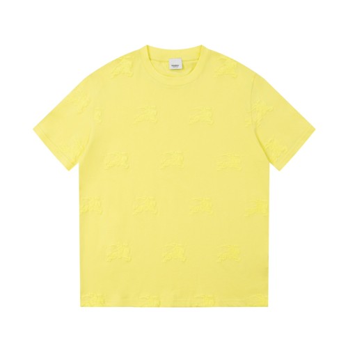 Burberry 23SS Summer New Full Clothes War Horse Logo Short Sleeves Yellow 7.4