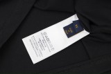 Louis Vuitton 23SS Back Cartoon Rabbit Logo Print Short Sleeve T-Shirt Black 7.4