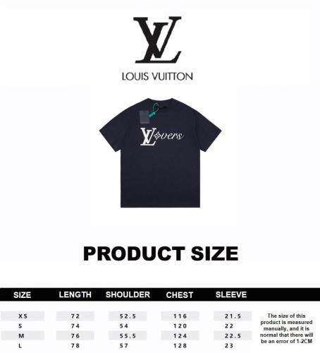 Louis Vuitton 23SS Chateau Print Short Sleeve Tee Black 7.11