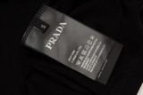 Prada 23SS Classic Triangle Logo Short Sleeve T-Shirt Black 7.11