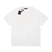 Prada 23SS Classic Triangle Logo Short Sleeve T-Shirt White 7.11