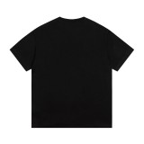 Gucci 23SS New Chest Embroidered Logo Short Sleeve T-Shirt Black 7.11