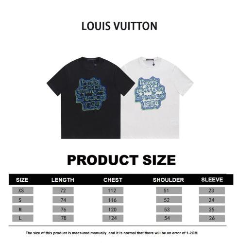 Louis Vuitton 23SS 1854 Logo Print Short Sleeve T-Shirt Black 8.9