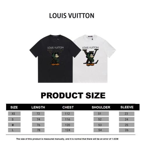 Louis Vuitton 23SS Mickey Mouse Print Short Sleeve T-Shirt White 8.9