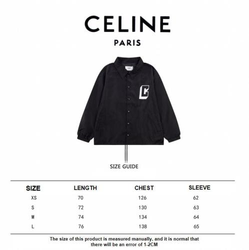 Celine 23ss new black and white Logo printed shirt jacket 8.29