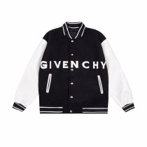 Givenchy 23SS new chest brand Logo printed baseball jacket Black 8.29