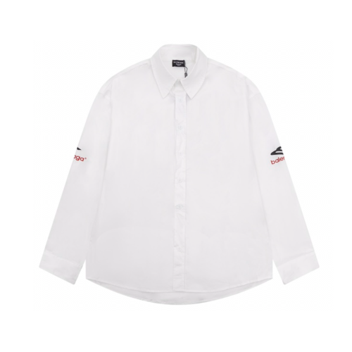 Balenciaga 23 New New Brand Logo Printing Shirt Jacket White 8.29