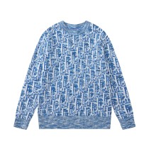 Dior 23FW new all over logo lettering knitted sweater 9.5