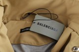 Balenciaga 23SS brand logo printed in large letters on the back Outdoor Jackets Khaki 9.12