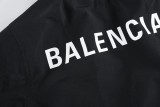 Balenciaga 23SS brand logo printed in large letters on the back Outdoor Jackets Black 9.12