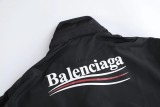 Balenciaga 23SS classic wave brand logo printing Outdoor Jackets 9.12