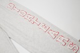 Dior brand embroidered plush logo sports trousers White 9.12