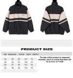 Balenciaga 23SS large brand logo printing and splicing design on chest Outdoor Jackets off-white 9.12