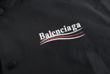 Balenciaga 23SS classic wave brand logo printing Outdoor Jackets 9.12
