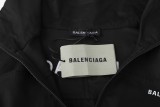 Balenciaga 23SS hoodless brand logo printing Outdoor Jackets Black 9.12