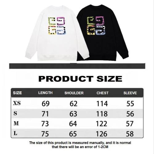 Givenchy 23FW new four-square LOGO printed round neck sweatshirt White 9.19