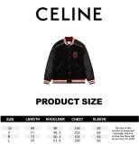 Celine 23FW Letter C patchwork embroidered baseball jacket 10.17
