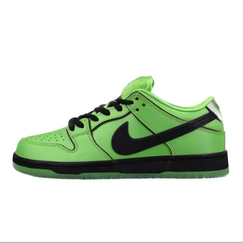 The Powerpuff Girls X Nike SB Dunk Low Buttercup Green