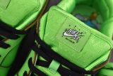 The Powerpuff Girls X Nike SB Dunk Low Buttercup Green