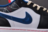 Air Jordan 1 Low SE Black Industrial Blue