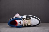 Air Jordan 1 Low SE Black Industrial Blue