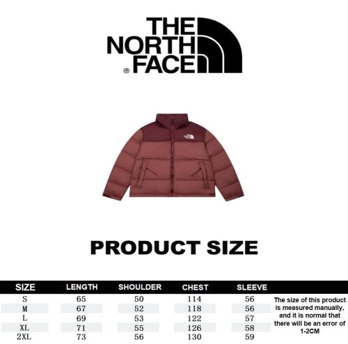 The North Face 1996 Classic Hidden Hood Down Jacket burgundy 11.15