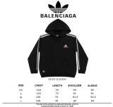 Balenciaga X Adidas 23ss embroidered logo hooded sweatshirt 11.28