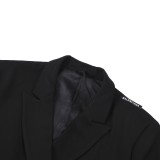 Balenciaga 23ss new emblem shoulder logo letters logo suit jacket 12.5
