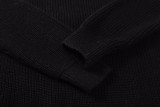 Balenciaga 23ss new logo turtleneck knitted sweater Black 12.5