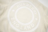 Burberry 23ss double-sided logo pattern polar fleece jacket off-white 12.5