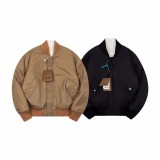 Burberry 23ss double-sided logo pattern polar fleece jacket Brown 12.5