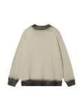 Balenciaga vintage spray-painted crew neck knitted sweater 12.5