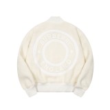 Burberry 23ss double-sided logo pattern polar fleece jacket off-white 12.5