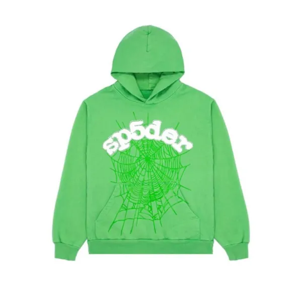 Sp5der Web Hoodie Slime Green