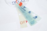 OFF-WHITE Inkjet arrow LOGO printed short-sleeved T-shirt White 12.12