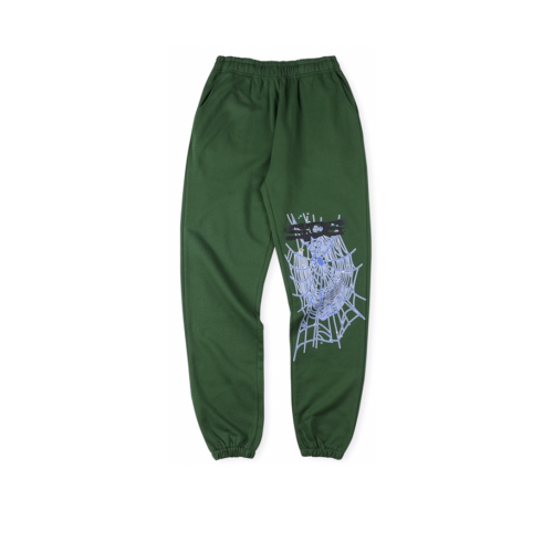 Sp5der Web Sweatpant Green 12.12