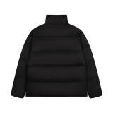 Fendi metallic logo bread pocket down jacket Black 12.19