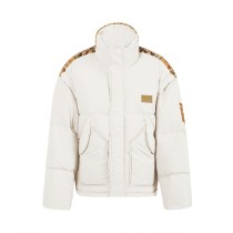 Burberry 24SS patchwork classic pattern down jacket White (detachable sleeves) 12.19