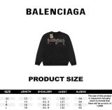 Balenciaga graffiti logo lettering crew neck sweatshirt 12.19