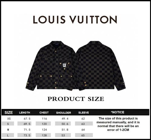 Louis Vuitton 24SS denim jacket with metal buttons and embroidered logo 12.19