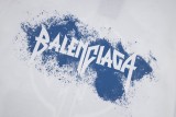 Balenciaga spray-painted logo short-sleeved T-shirt White 12.19