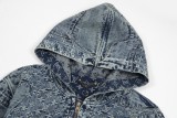 Louis Vuitton patchwork print design denim jacket 12.19