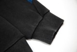 Balenciaga 24SS washed distressed logo hooded sweatshirt Black 12.19
