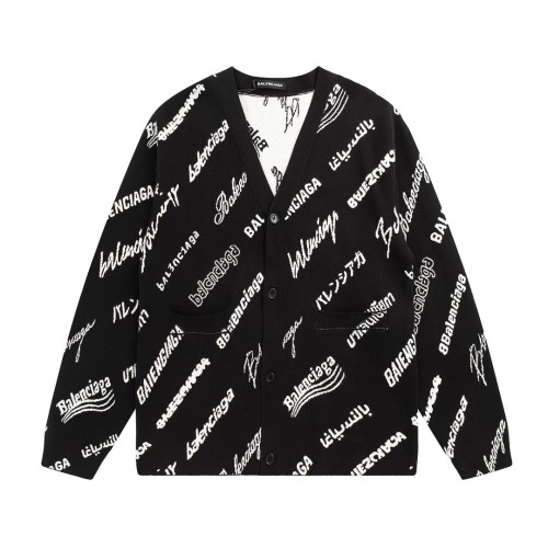 Balenciaga 23fw LOGOMANIA ALL OVER long-sleeved sweater 12.26