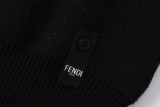 Fendi contrast patchwork turtleneck knitted sweater 12.26