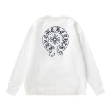 Chrome Hearts 23fw Embroidered Cross Sanskrit Long Sleeve Sweater White 12.26