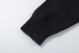 Chrome Hearts 23fw Embroidered Cross Sanskrit Long Sleeve Sweater Black 12.26