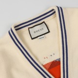Gucci 23fw Angela Nguyen embroidered long sleeve knit sweater 12.26
