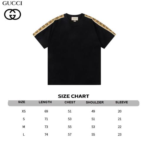 Gucci shoulder webbing logo short-sleeved T-shirt Black 1.3
