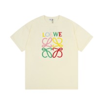 LOEWE Seiko colorful letter LOGO embroidered short-sleeved T-shirt 1.3